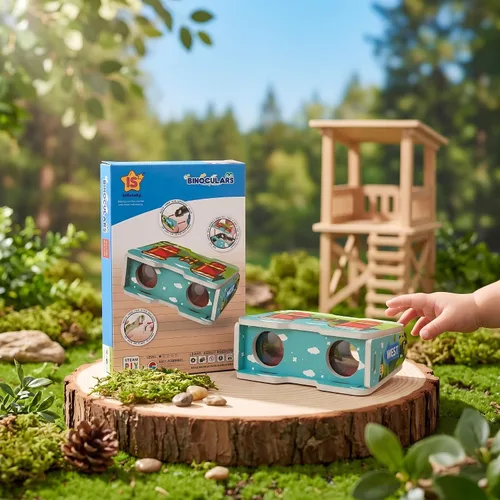 Vista 8 de Kit de binoculares STEM DIY - Construye y explora óptica, astronomía