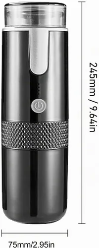 Vista 7 de Cafetera portátil Cocoarm para viajes, máquina de café espresso de camping