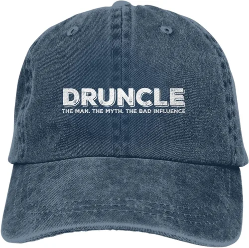 Vista 9 de Druncle The Mans The Myth The Bad Influences Hat Men Baseball Hats Cool Hats