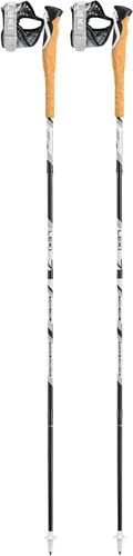 Vista 3 de LEKI Cross Trail FX.One Superlite - Bastones de senderismo ligeros de carbono plegables para senderismo y correr por senderos