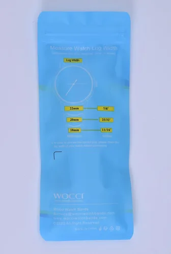 Vista 11 de WOCCI Correa de reloj de lujo de 0.709 in, correa de cuero italiano con hebilla cónica (negro)