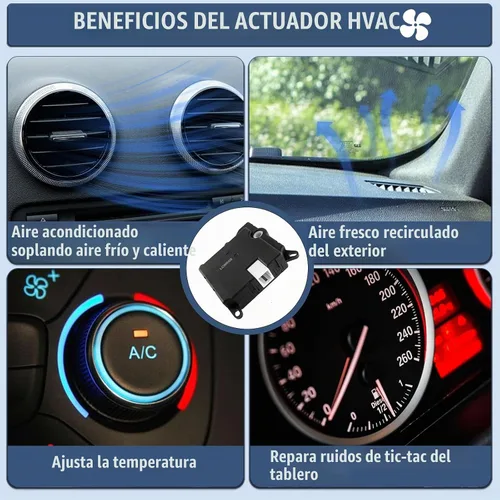 Vista 4 de Actuador de puerta trasera de mezcla HVAC para Ford Expedition Explorer 604