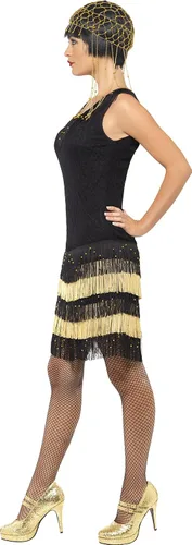 Vista 3 de Smiffys 1920s Fringed Flapper Costume