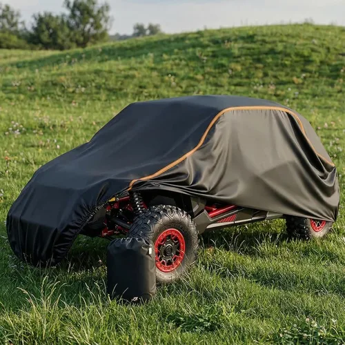 Vista 9 de StarknightMT Funda UTV de 2 plazas, cubierta completa compatible con Can Am Maverick X3/Turbo / 900, Kawasaki, CFMOTO, RZR, Talon, SXS funda