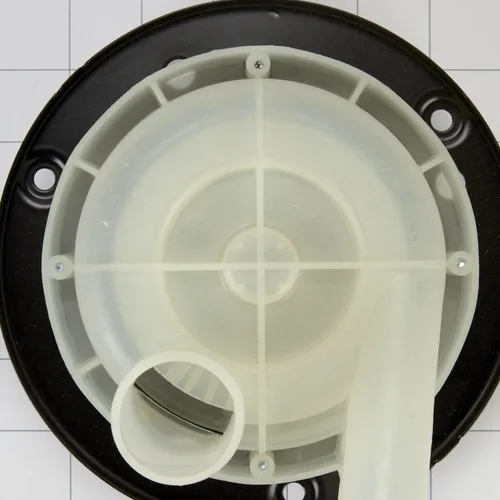 Vista 5 de Whirlpool WP35-6465 Bomba de drenaje de lavadora de carga superior OEM, blanco y negro