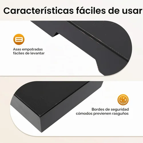 Vista 6 de Tabla de cubierta superior de estufa de madera para quemador de gas y estufa eléctrica, tabla de cortar extra grande de madera de pino de 30 x 22