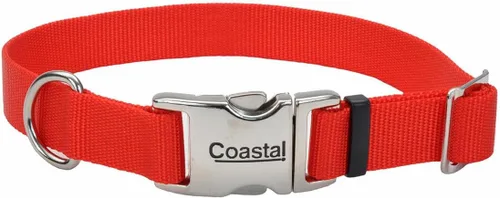 Vista 43 de Coastal Collar de perro ajustable para mascotas con hebilla de metal, cómodo collar de perro resistente a la decoloración con cierre a presión Negro