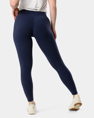 Vista 5 de Kamo Fitness Serenity - Leggings sin costura frontal, entrepierna de 25 pulgadas, pantalones de yoga de cintura alta, mallas de entrenamiento suaves