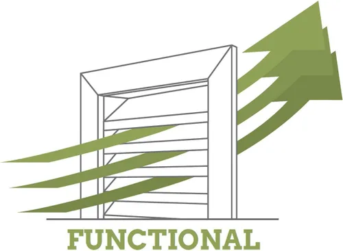 Vista 3 de Ekena Millwork - Persiana vertical a dos aguas GVVE12X18D, 12 pulgadas de ancho x 18 pulgadas de alto x 1 7/8 pulgadas profundidad., GVVE12X18F