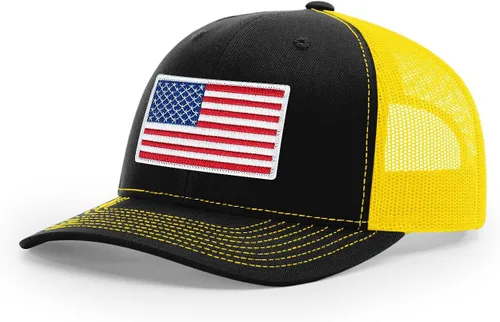 Vista 106 de Joe's USA Richardson 112 - Gorras de camionero con parche gráfico personalizado - Gorras estructuradas de cinco y seis paneles Richardson Premium