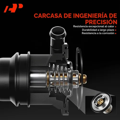 Vista 3 de A-Premium Conjunto de Carcasa de Termostato de Refrigerante de Motor con Sello Compatible con Jeep Grand Cherokee 2011-2020, Wrangler 2012-2017