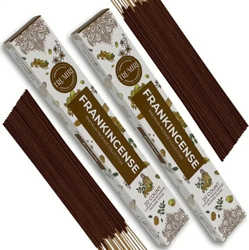 Vista 10 de Varillas de incienso ámbar – Total 40 varillas de incienso – Paquete doble de 20 Insense – Inciensos – Inscents – Ingredientes naturales no tóxicos