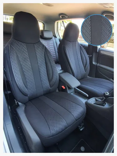 Vista 2 de BREMER SITZBEZÜGE Seat Covers for Mercedes GLA X156 MD504 MD504 - Black