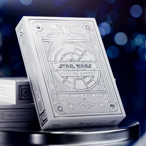 Vista 12 de theory11 Star Wars Edición Especial Plateada - Juego de Cartas Premium de Lado Oscuro Gris Temático Material: Cards: FSC-certified paper sourced