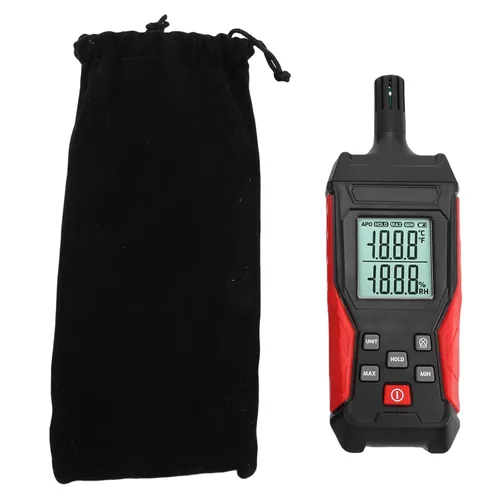Vista 8 de Asixxsix Digital Temperature Humidity Meter, Thermometer Hygrometer Monitor with Data Hold, Backlight Screen Display, Handheld Temperature and