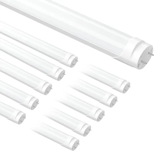 Vista 15 de Bombillas fluorescentes de 48 pulgadas, bombillas LED T8 de 4 pies tipo A+B, 24W 3200LM 3000K blanco cálido, F32T8 o F40T12 LED de 4 pies