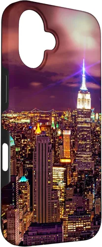 Vista 3 de Funda para iPhone 16 New York City Skyline NYC
