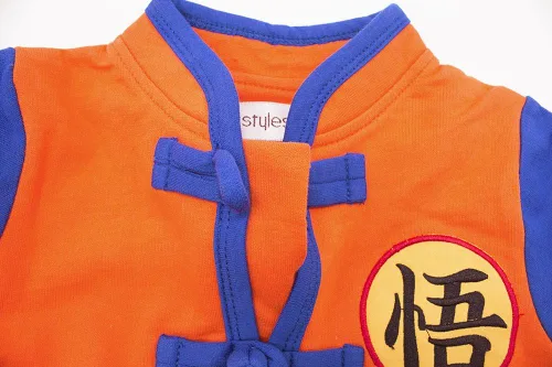 Vista 4 de Sudadera de manga larga con inspiración asiática tradicional para niños pequeños, 3 diseños