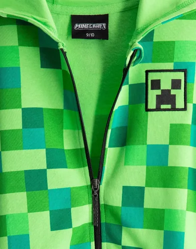 Vista 3 de Minecraft Creeper Hoodie