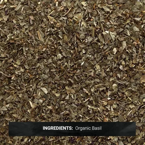 Vista 2 de Frontier Co-op Hoja de albahaca dulce, 1 libra a granel, popular en pizza y cuidado corporal de bricolaje como aceite esencial, kosher, orgánico