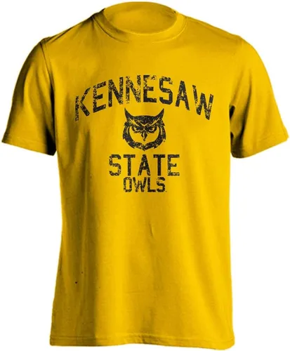 Vista 10 de Sport Your Gear NCAA Camiseta de manga corta retro con licencia oficial de aspecto desgastado para el día del juego, camiseta de espíritu deportivo