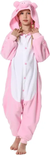 Vista 2 de GONAAP Unisex Animal Onesie Pajamas Kids One Piece Cosplay Outfits Costumes For Girls Costumes