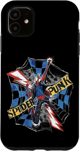 Vista 8 de Marvel Spider-Man: Across The Spider-Verse - Carcasa para iPhone 17, diseño de Spider-Punk