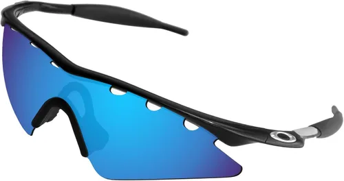 Vista 2 de BroLizard - Lente polarizada de repuesto para gafas de sol Oakley M Frame Sweep ventiladas, azul