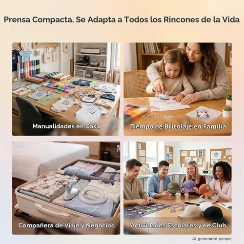 Vista 9 de HTVRONT Mini plancha para manualidades – Hierro pequeño de hierro para Burbuja azul