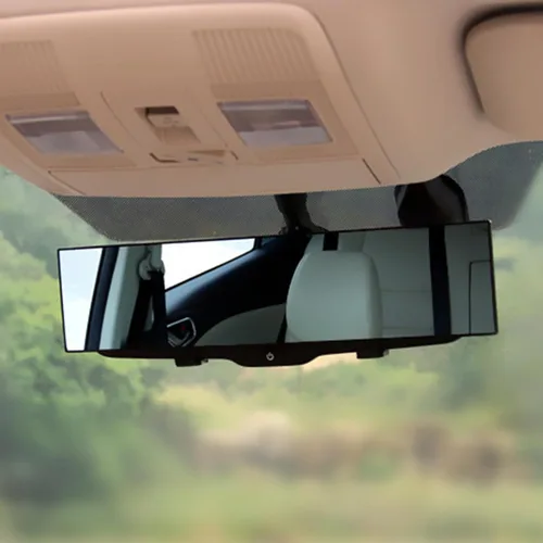 Vista 7 de Espejo retrovisor, espejo retrovisor interior universal, antirreflejo, espejo gran angular transparente, accesorios de coche para SUV, camión