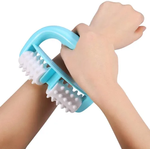 Vista 9 de Masajeadores anticelulíticos de mano, rodillo corporal, herramientas de masaje de tejido profundo para brazos, piernas, muslos, glúteos