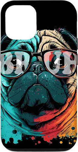 Vista 28 de Bruh Pug Aesthetic Funny Men Women Boy Girl Dog Case for iPhone 17