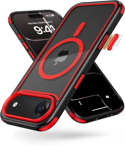 Vista 48 de Mobnano Funda para iPhone 13 Pro, compatible con MagSafe, funda transparente con anillo magnético, diseño multicolor protector a prueba de golpes