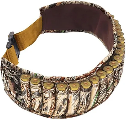 Vista 2 de Allen Waterfowl - Cinturón de camuflaje para escopeta con capacidad para 25 conchas