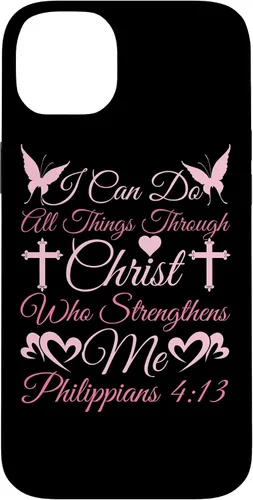Vista 15 de Christian I Can Do All Things Through Christ Religious Case for iPhone 17