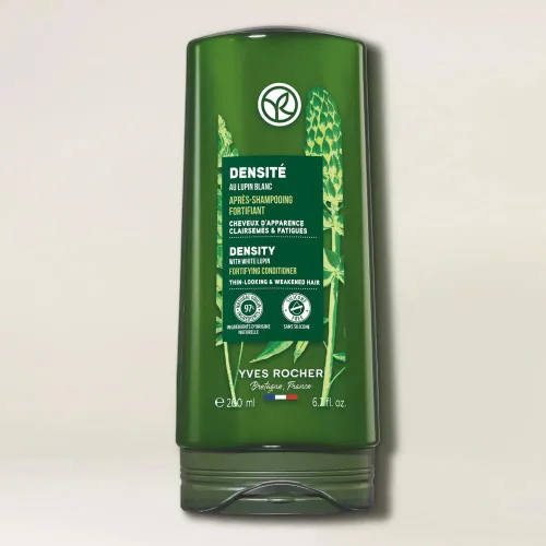 Vista 3 de Yves Rocher Acondicionador fortalecedor de densidad, acondicionador fortalecedor para el cabello fino, reduce la rotura y la caída del cabello