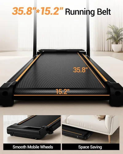 Vista 15 de LONTEK Walking Pad with 15% Incline & Handle Bar, Treadmills for Home Small