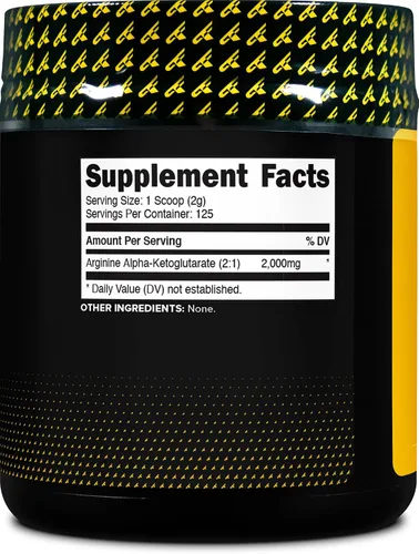 Vista 4 de PrimaForce AAKG Arginina en polvo, 8.82 oz (L-arginina y ácido alfa-cetoglutarato) Suplemento de entrenamiento premium, sin OMG, vegano, sin gluten
