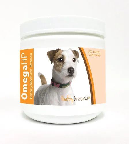 Vista 31 de Healthy Breeds Affenpinscher Omega HP - Masticables suaves para piel y pelaje, 60