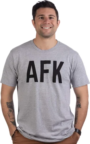 Vista 2 de AFK - Camiseta divertida de broma para hombre y mujer con texto Away from Keyboard