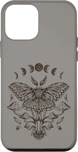 Vista 16 de Fairy Grunge Fairycore Aesthetic Goth Luna Moth Mushroom Case for iPhone 17