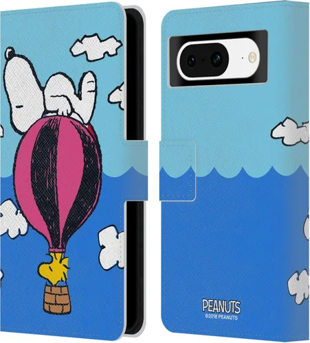 Vista 57 de Head Case Designs Officially Licensed Peanuts Charlie & Woodstock Nap Halfs and Laughs Leather Wallet Case Compatible with Google Pixel 8