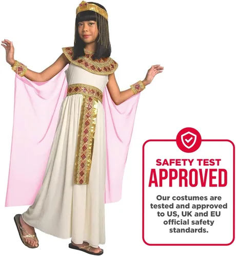 Vista 4 de Morph Kids Cleopatra Costume Girls, Cleopatra Costume Girls, Egyptian Costume for Girls, Cleopatra Girls Costume