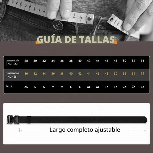 Vista 5 de Cinturón táctico Hombres Militar ajustable: Cinturones de hombre Material resistente al desgaste de nylon 1000D Nylon 1000d con hebilla de aluminio