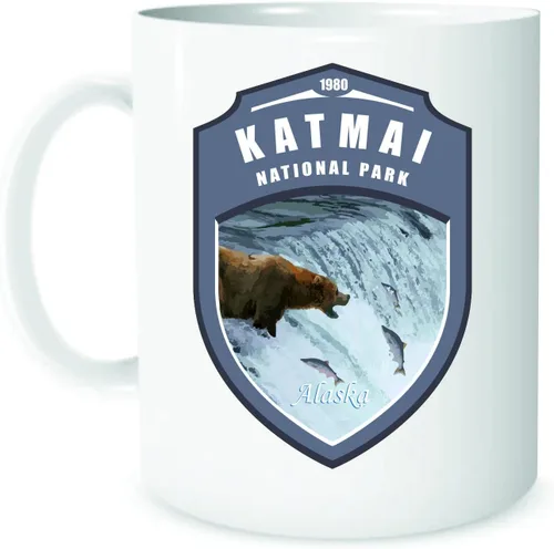 Vista 6 de Colección Las 63 tazas de café blancas de los Parques Nacionales de Estados Unidos (ACADIA)