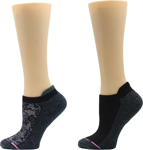 Vista 12 de Dr. Motion calcetines de compresión de corte bajo para mujer, 2 piezas
