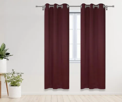 Vista 23 de YOUR CHAIR COVERS - Cortinas opacas de poliéster con ojales - (negro 52 x 63 pulgadas - juego de 2) - para oscurecer la habitación, dormitorio, sala