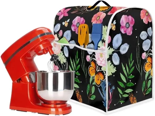 Vista 6 de Peach Blossom Kitchen Aid - Funda acolchada para batidora de pie, paquete individual, se adapta a todos los modelos de cabezal inclinable y elevador