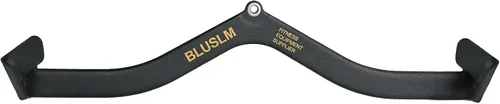 Vista 18 de BLUSLM LAT Pull Down Bar for Cable Machine, LAT Pulldown Attachments T-bar V-bar Cable Attachment for Gym, Back Tricep Strength Training Handle