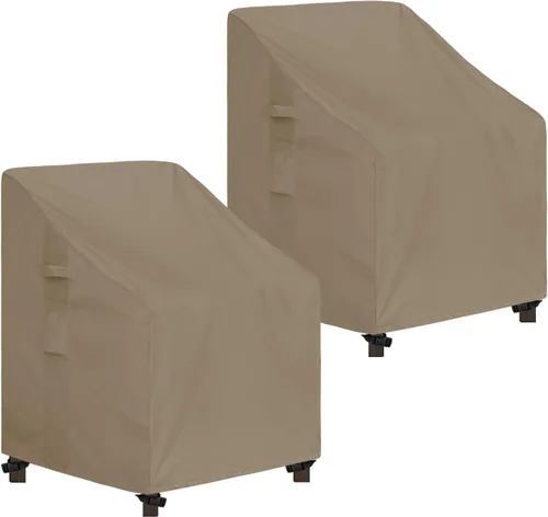 Vista 19 de Easy-Going Funda para Silla de Respaldo Alto para Exteriores Resistente a Rayos UV Funda para Silla de Patio Impermeable Funda para Muebles